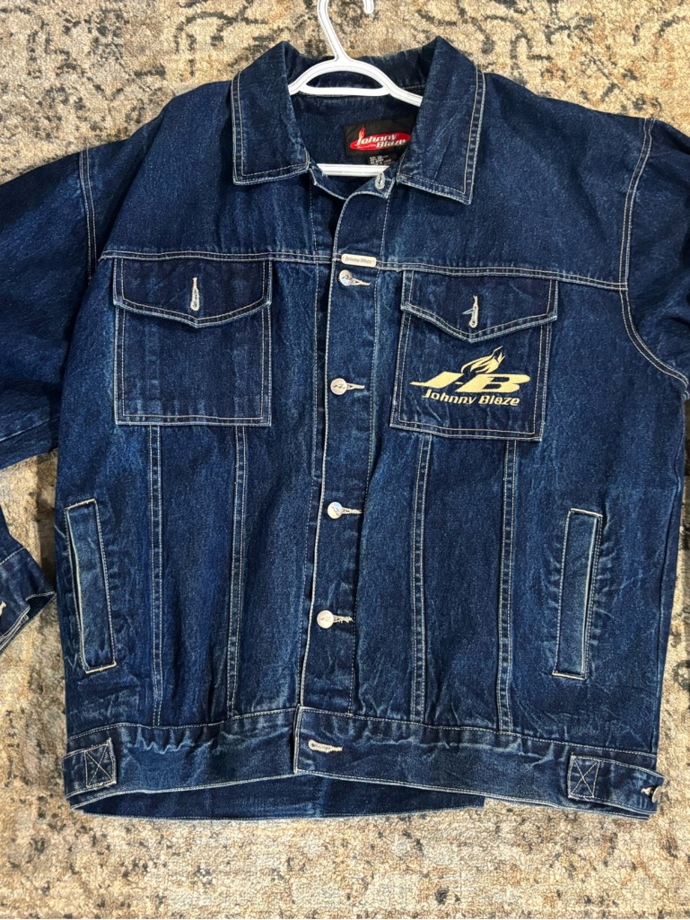 Johnny Blaze Men’s Indigo Denim Jean Jacket